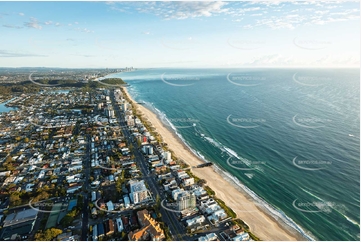 Sunrise Aerial Photo Palm Beach QLD Aerial Photography
