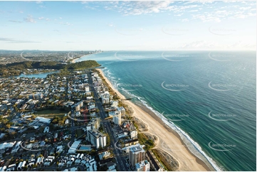 Sunrise Aerial Photo Palm Beach QLD Aerial Photography