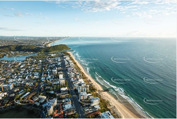 Sunrise Aerial Photo Palm Beach QLD Aerial Photography
