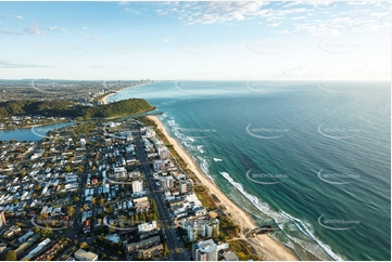 Sunrise Aerial Photo Palm Beach QLD Aerial Photography