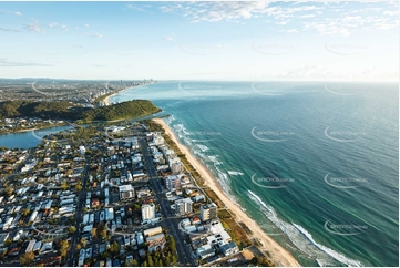 Sunrise Aerial Photo Palm Beach QLD Aerial Photography