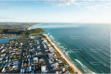 Sunrise Aerial Photo Palm Beach QLD Aerial Photography