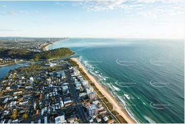 Sunrise Aerial Photo Palm Beach QLD Aerial Photography