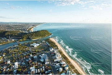 Sunrise Aerial Photo Palm Beach QLD Aerial Photography