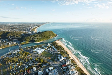 Sunrise Aerial Photo Palm Beach QLD Aerial Photography