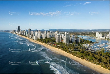 Aerial Photo Main Beach QLD Aerial Photography