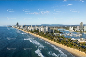 Aerial Photo Main Beach QLD Aerial Photography