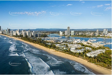 Aerial Photo Main Beach QLD Aerial Photography