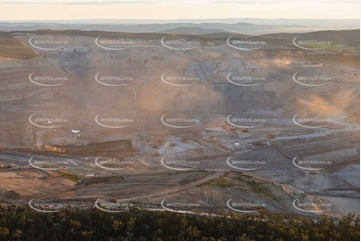 Boggabri Coal Mine at Sunset NSW Aerial Photography