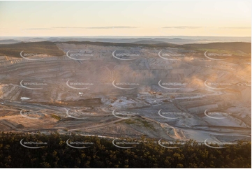 Boggabri Coal Mine at Sunset NSW Aerial Photography
