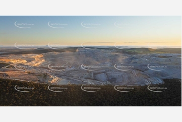 Boggabri Coal Mine at Sunset NSW Aerial Photography