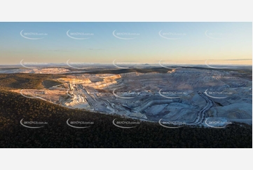 Boggabri Coal Mine at Sunset NSW Aerial Photography