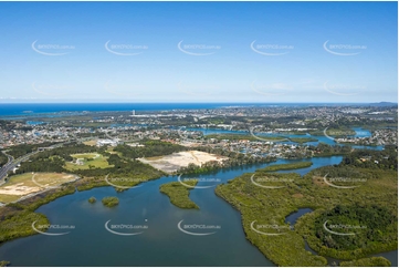 Cobaki Broadwater Tweed Heads West NSW Aerial Photography