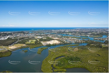 Cobaki Broadwater Tweed Heads West NSW Aerial Photography