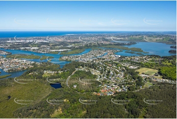 Aerial Photo Tweed Heads West NSW Aerial Photography