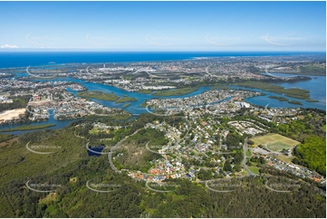 Aerial Photo Tweed Heads West NSW Aerial Photography