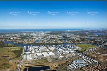 Gold Coast Marina Precinct Coomera QLD Aerial Photography