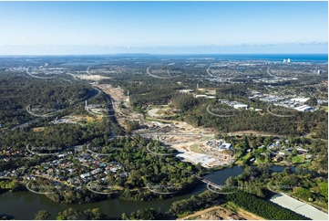 Coomera Connector Construction QLD Aerial Photography