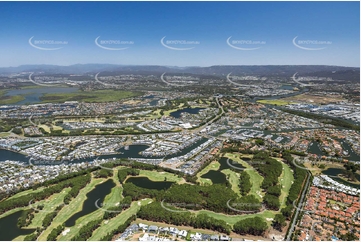 Aerial Photo Hope Island QLD Aerial Photography