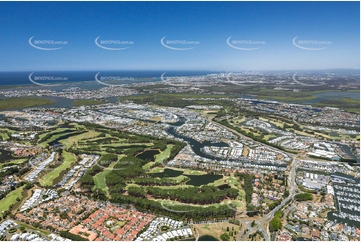 Aerial Photo Hope Island QLD Aerial Photography