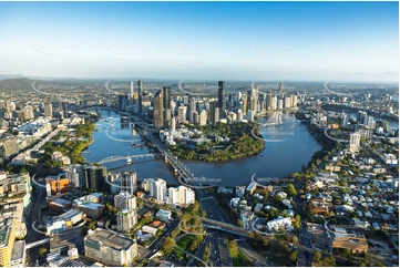 Aerial Photo South Brisbane QLD Aerial Photography