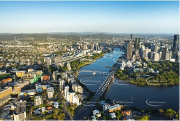Aerial Photo South Brisbane QLD Aerial Photography