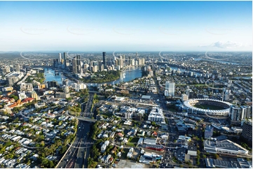 Aerial Photo Woolloongabba QLD Aerial Photography