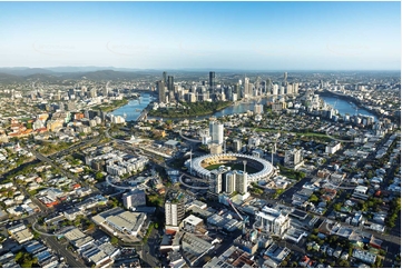 The Gabba at Woolloongabba QLD Aerial Photography