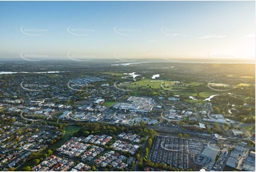 Sunrise Aerial Photo Strathpine Centre QLD Aerial Photography