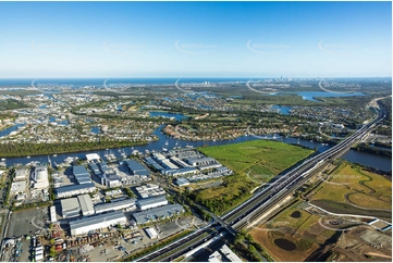 Gold Coast Marine Precinct Coomera QLD Aerial Photography
