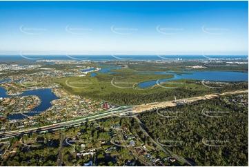 Coomera Connector Construction Helensvale QLD Aerial Photography