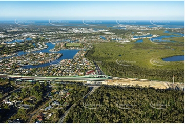 Coomera Connector Construction Helensvale QLD Aerial Photography