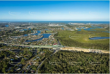 Coomera Connector Construction Helensvale QLD Aerial Photography