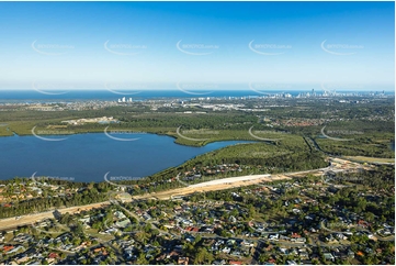 Coomera Connector Construction Helensvale QLD Aerial Photography