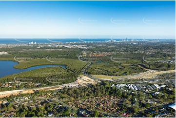 Coomera Connector Construction Helensvale QLD Aerial Photography