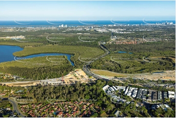 Coomera Connector Construction Helensvale QLD Aerial Photography