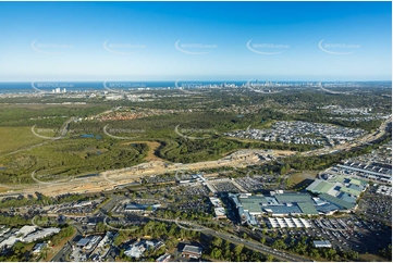 Coomera Connector Construction Helensvale QLD Aerial Photography
