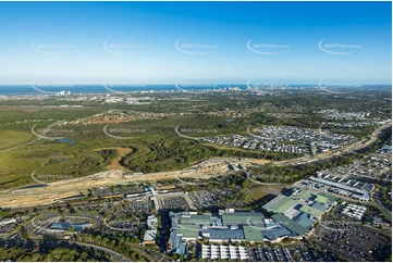 Coomera Connector Construction Helensvale QLD Aerial Photography