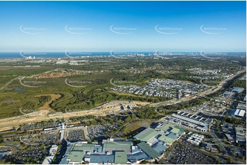 Coomera Connector Construction Helensvale QLD Aerial Photography