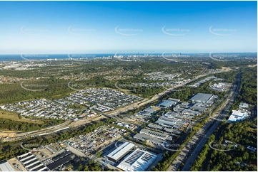 Coomera Connector Construction Helensvale QLD Aerial Photography