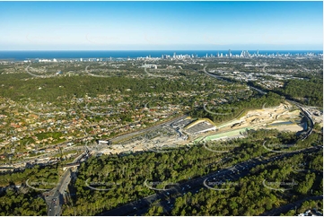 Coomera Connector Construction Arundel QLD Aerial Photography