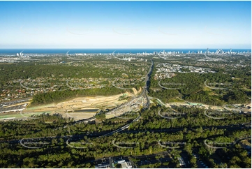 Coomera Connector Construction Arundel QLD Aerial Photography