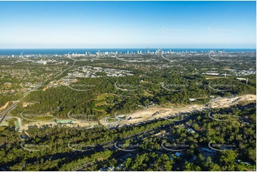 Coomera Connector Construction Molendinar QLD Aerial Photography