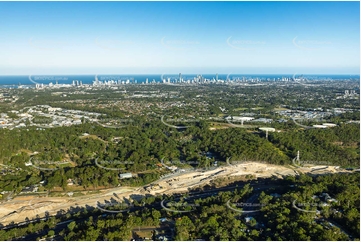 Coomera Connector Construction Molendinar QLD Aerial Photography