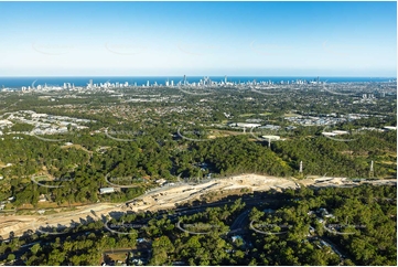 Coomera Connector Construction Molendinar QLD Aerial Photography