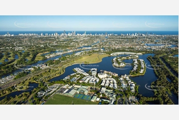 Emerald Lakes Gold Coast QLD Aerial Photography