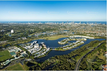 Emerald Lakes Gold Coast QLD Aerial Photography