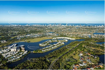 Emerald Lakes Gold Coast QLD Aerial Photography