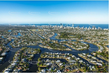 Aerial Photo Broadbeach Waters QLD Aerial Photography