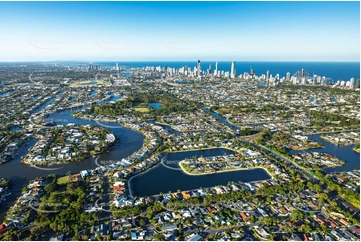 Aerial Photo Broadbeach Waters QLD Aerial Photography